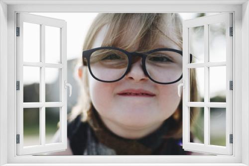 Cheerful pretty little girl