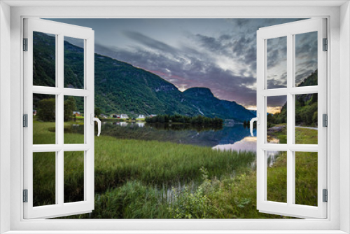 Fototapeta Naklejka Na Ścianę Okno 3D - noruega
