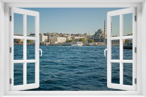 Fototapeta Naklejka Na Ścianę Okno 3D - Istanbul summer luxury marina
