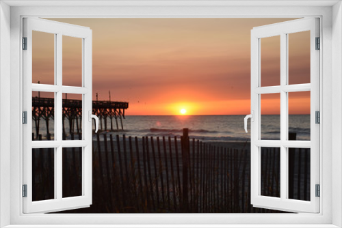 Fototapeta Naklejka Na Ścianę Okno 3D - Sunrise in Myrtle Beach South Carolina