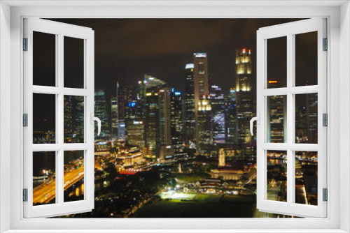 Fototapeta Naklejka Na Ścianę Okno 3D - Singapore