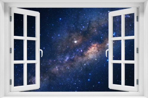 Fototapeta Naklejka Na Ścianę Okno 3D - Close up of Milky way galaxy with stars and space dust in the universe