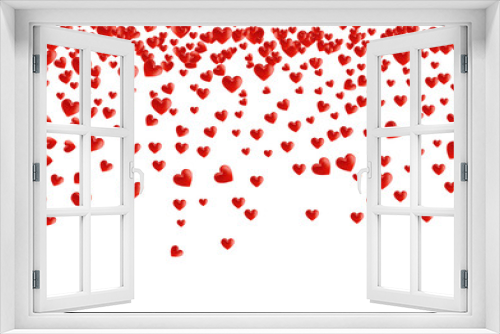 Happy Valentine's Day. Love valentine's background with hearts. Happy Valentines Day Background with 3D Realistic Red Hearts. Valentine's day abstract background.