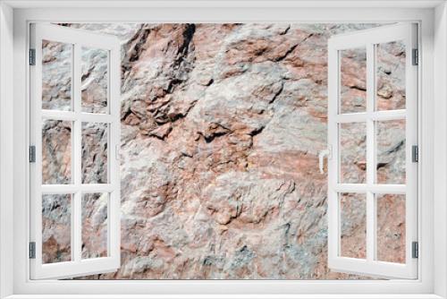 Fototapeta Naklejka Na Ścianę Okno 3D - natural full frame background of porphyry rock wall