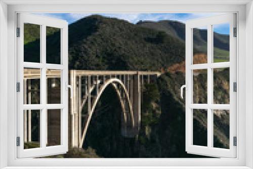 Fototapeta Naklejka Na Ścianę Okno 3D - Bixby Creek Bridge, Cabrillo Highway CA-1, Big Sur, Carmel by the Sea, Monterey County, California, USA