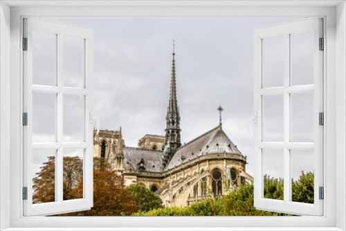 Fototapeta Naklejka Na Ścianę Okno 3D - Notre-Dame de Paris