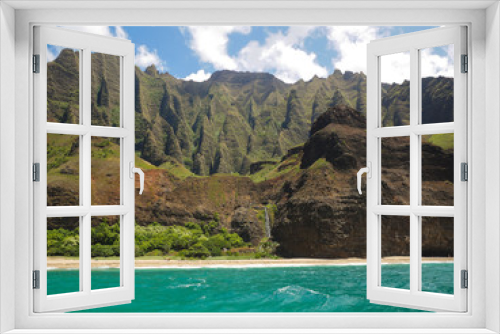 Fototapeta Naklejka Na Ścianę Okno 3D - Napali Coast Hawaii