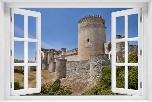Fototapeta Naklejka Na Ścianę Okno 3D - Castle of Cuellar in Segovia, Spain