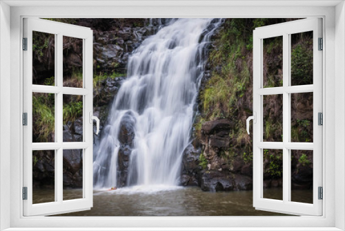 Fototapeta Naklejka Na Ścianę Okno 3D - Waterfall/Stream