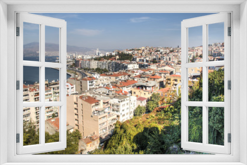 Fototapeta Naklejka Na Ścianę Okno 3D - View over Izmir in Turkey.