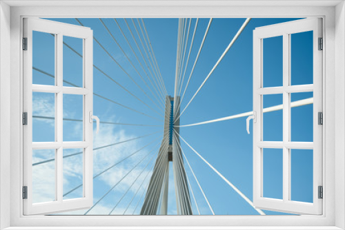 Fototapeta Naklejka Na Ścianę Okno 3D - View on Top of Bridge