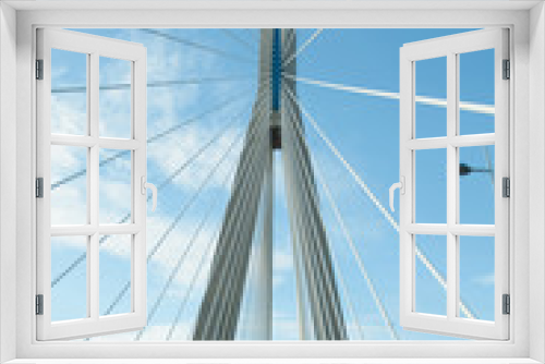 Fototapeta Naklejka Na Ścianę Okno 3D - Architecture of Modern Bridge