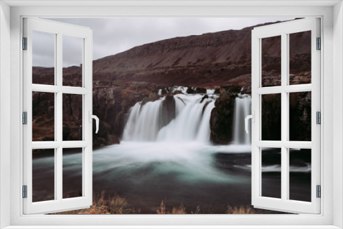 Fototapeta Naklejka Na Ścianę Okno 3D - Dynjandi | Westfjorde Island