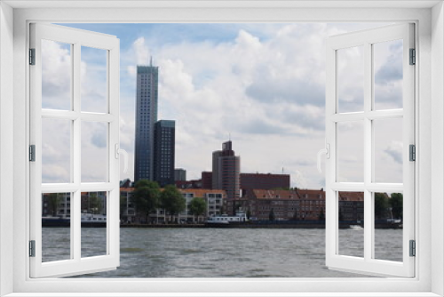 Fototapeta Naklejka Na Ścianę Okno 3D - Rotterdam – Silhouetten und Stadtansichten der Hafenstadt in der niederländischen Provinz Südholland 

