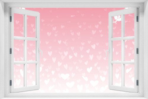 Fototapeta Naklejka Na Ścianę Okno 3D - シームレスなバレンタインデーの背景