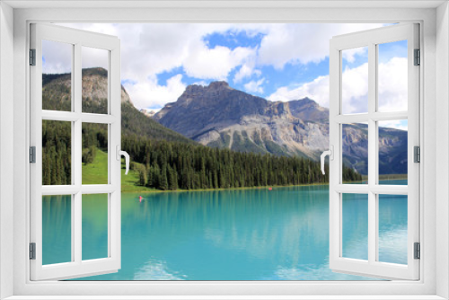 Fototapeta Naklejka Na Ścianę Okno 3D - Mountain lakes