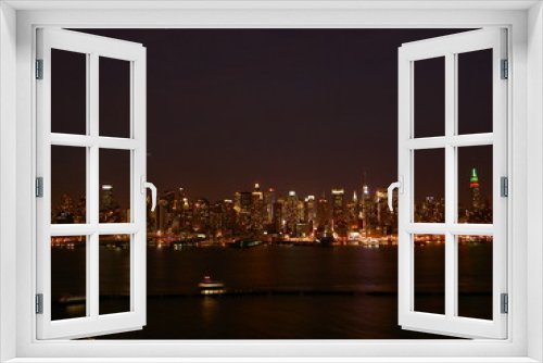 Fototapeta Naklejka Na Ścianę Okno 3D - midtown manhattan view