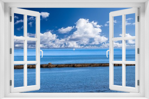 Fototapeta Naklejka Na Ścianę Okno 3D - Blue Ocean Seacape