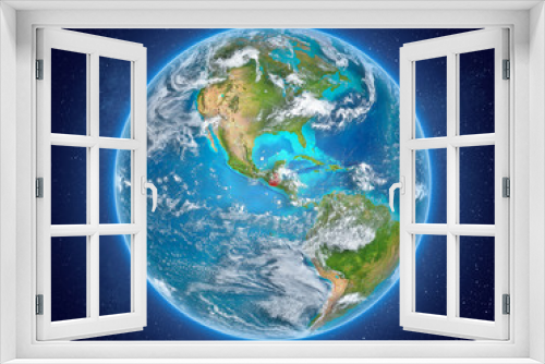 Fototapeta Naklejka Na Ścianę Okno 3D - Guatemala on planet Earth in space