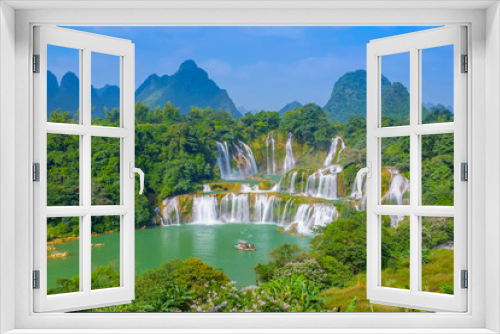 Fototapeta Naklejka Na Ścianę Okno 3D - Landscape Waterfall