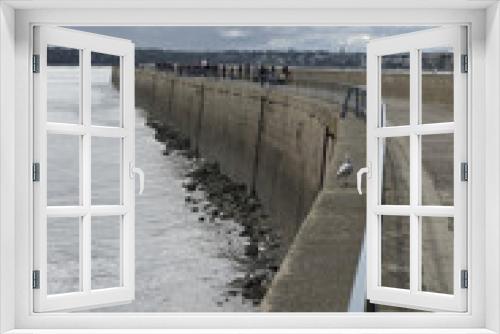 Fototapeta Naklejka Na Ścianę Okno 3D - jetée à Saint Malo