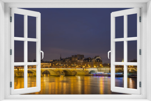 Fototapeta Naklejka Na Ścianę Okno 3D - Pont Neuf in central Paris, France.