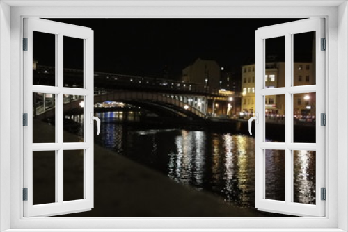 Fototapeta Naklejka Na Ścianę Okno 3D - Berlin bei Nacht