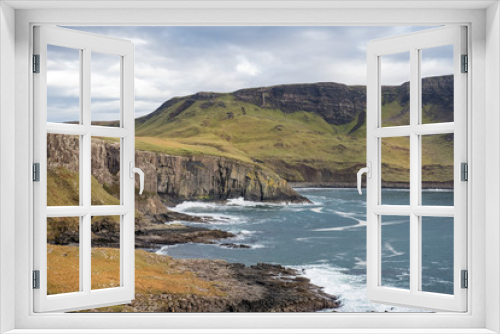 Fototapeta Naklejka Na Ścianę Okno 3D - Scenic View of Neist Point, Isle of Skye in Scotland