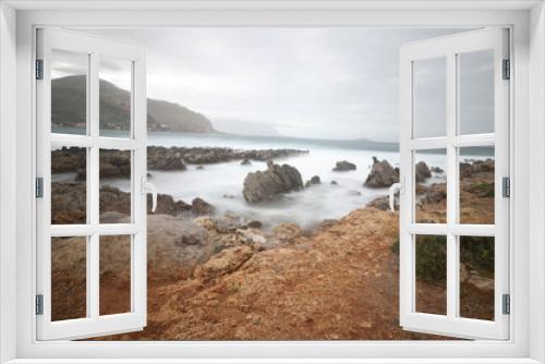 Fototapeta Naklejka Na Ścianę Okno 3D - Paesaggio marino invernale