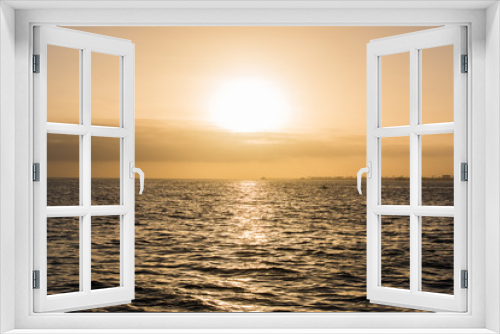 Fototapeta Naklejka Na Ścianę Okno 3D - Sunset in the Ocean