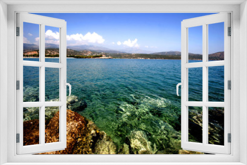 Fototapeta Naklejka Na Ścianę Okno 3D - Northern coast of Crete
