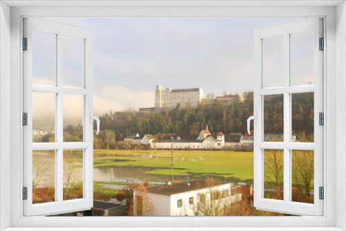 Fototapeta Naklejka Na Ścianę Okno 3D - Hochwasser in Eichstätt