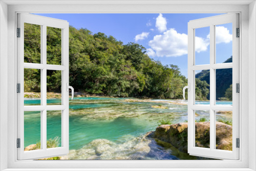 Fototapeta Naklejka Na Ścianę Okno 3D - Cascada Tamul