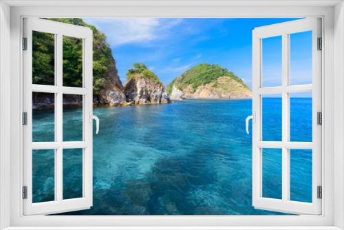 Fototapeta Naklejka Na Ścianę Okno 3D - Beautiful island in north andaman sea,clear water,summer vacation