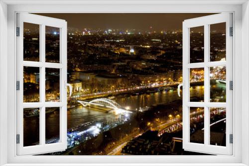 Fototapeta Naklejka Na Ścianę Okno 3D - Vistas panorámicas Torre Efiiel