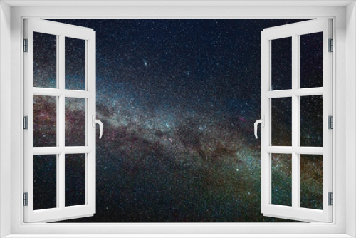 Fototapeta Naklejka Na Ścianę Okno 3D - Milky Way during winter