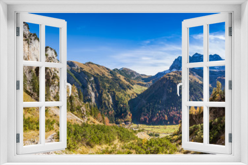 Fototapeta Naklejka Na Ścianę Okno 3D - Großer Ahornboden Karwendelgebirge