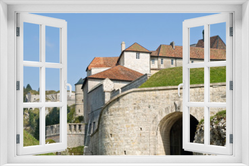 Fototapeta Naklejka Na Ścianę Okno 3D - The gates of the old medieval castle