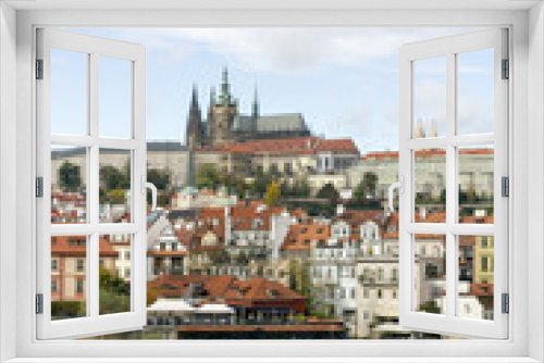 Fototapeta Naklejka Na Ścianę Okno 3D - Prague Castle