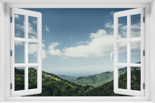 Fototapeta Naklejka Na Ścianę Okno 3D - Mountains and Sky
