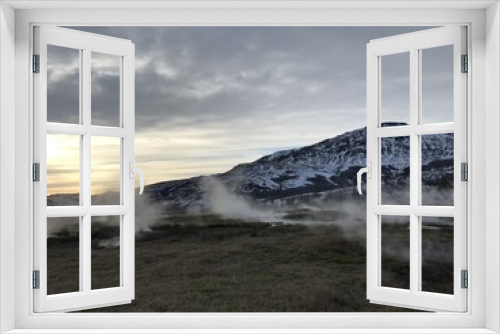 Fototapeta Naklejka Na Ścianę Okno 3D - Icelandic Geysers
