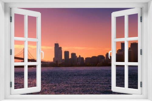 Fototapeta Naklejka Na Ścianę Okno 3D - Span to San Francisco
