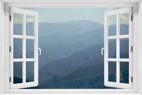 Fototapeta Naklejka Na Ścianę Okno 3D - Monte Baldo. Italy. Beautiful view from the mountain to the foothills.