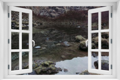 Fototapeta Naklejka Na Ścianę Okno 3D - Island | Asbyrgi