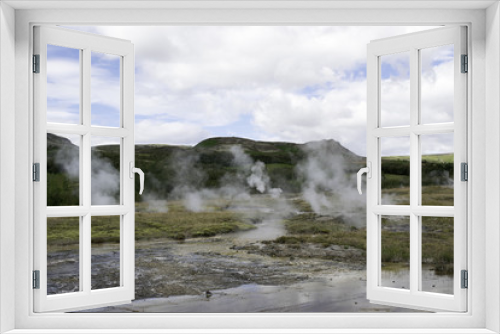 Fototapeta Naklejka Na Ścianę Okno 3D - Icelandic Hot Spring