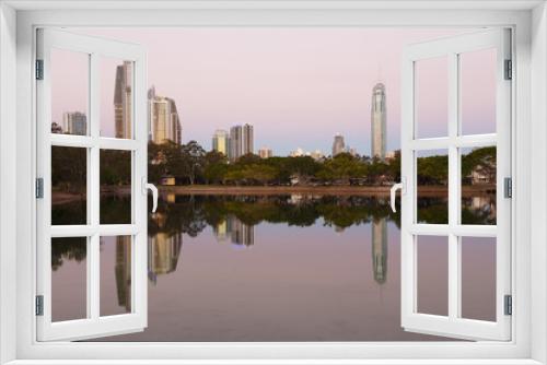 Fototapeta Naklejka Na Ścianę Okno 3D - Australian modern city in the evening