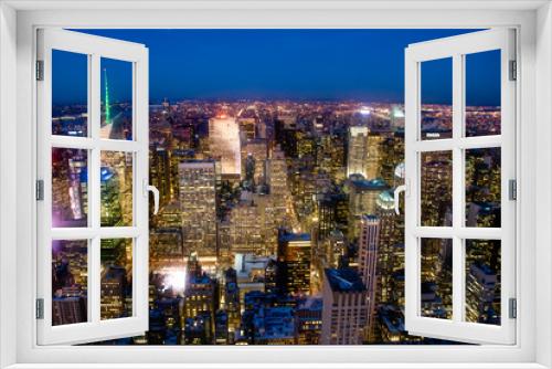Fototapeta Naklejka Na Ścianę Okno 3D - Landscape in Manhattan