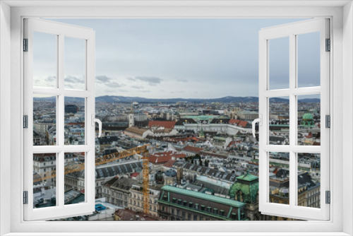 Wien, Panorama, Skyline, Dächer, 2018