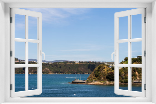 Fototapeta Naklejka Na Ścianę Okno 3D - Wellington waterfront, north island of New Zealand