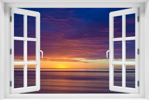 Fototapeta Naklejka Na Ścianę Okno 3D - Spectacular sunset nature background